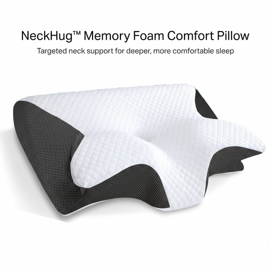 NeckHug Memory Foam Comfort Pillow